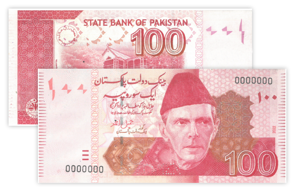 100 Rupees Bank Note
